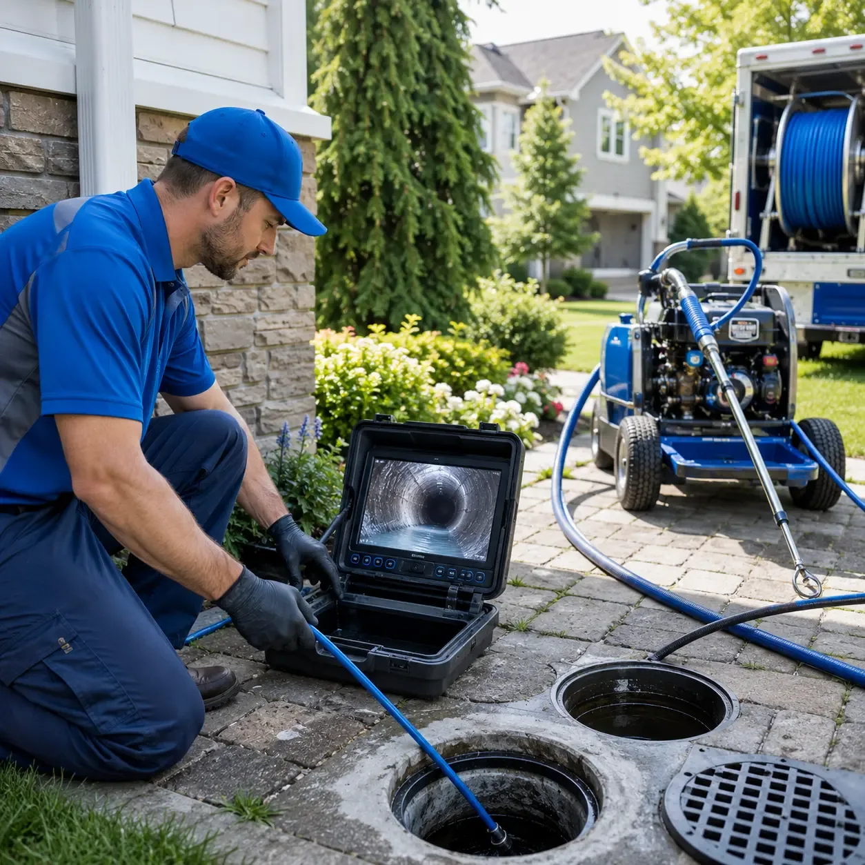Outdoor drain cleaning professionals serving Columbia, CA